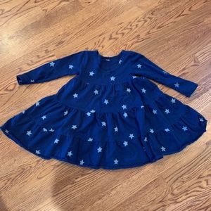 Nano navy star twirl dress